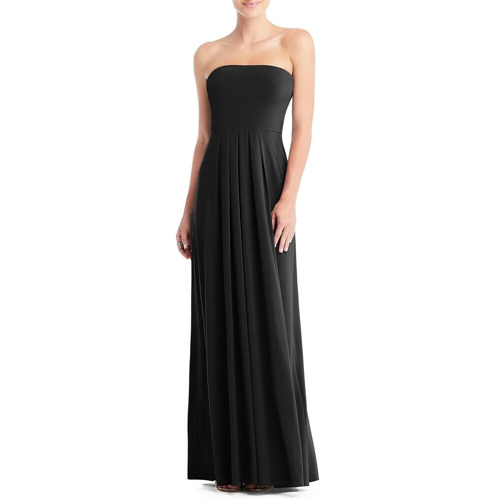 Loop Convertible Women's Off the Shoulder Maxi Dress Sleeveless Black Size S